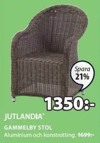 JYSK Jutlandia Gammelby Stol erbjuda