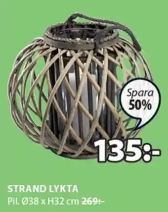 JYSK Strand Lykta ø38 x H32 cm erbjuda