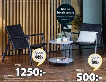 JYSK Jutlandia Edderup Stol ø53 x H46 cm erbjuda