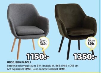 JYSK Udsbjerg Fåtölj erbjuda