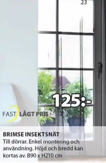 JYSK Brimse Insektsnät 90 x 210 cm erbjuda
