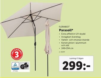 Lidl Parasoll erbjuda
