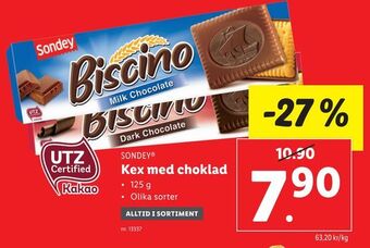 Lidl Kex med choklad erbjuda