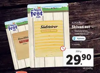 Lidl Skivad ost erbjuda