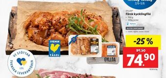 Lidl Färsk kycklingfilé erbjuda