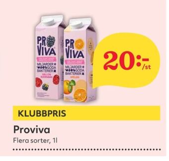 Hemköp Proviva fruktdryck erbjuda