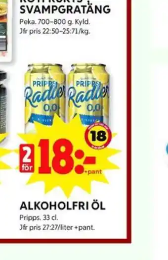 Pripps radler öl