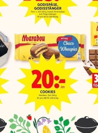 ICA Kvantum Marabou cookies erbjuda