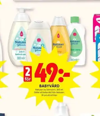 Natusan baby babytvål