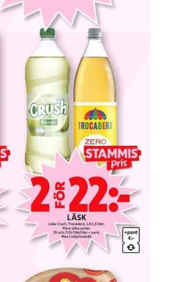 ICA Maxi Päron läskedryck erbjuda
