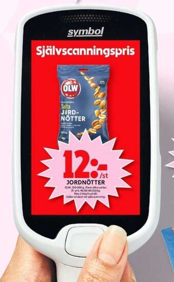 ICA Maxi Olw jordnötter erbjuda