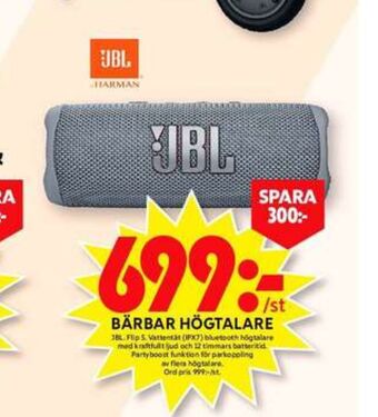 ICA Maxi Jbl högtalare erbjuda