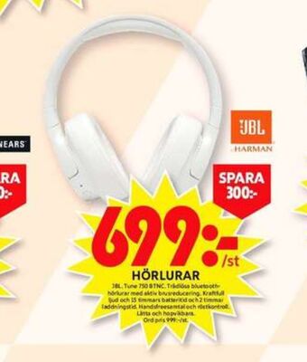 ICA Maxi Jbl headset erbjuda