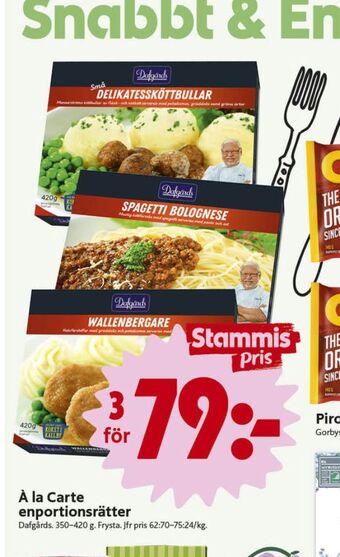 ICA Nära Dafgårds färdigrätter erbjuda