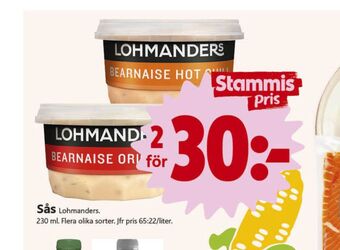 ICA Nära Lohmanders såser erbjuda