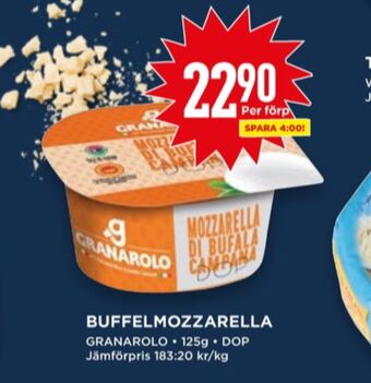 Willys Granarolo mozzarella erbjuda