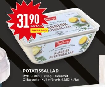 Willys Rydbergs potatissallad erbjuda
