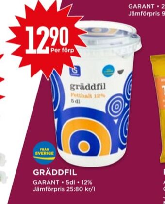 Willys Garant gräddfil erbjuda