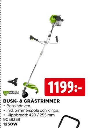 Jem&Fix Busk- & grästrimmer erbjuda