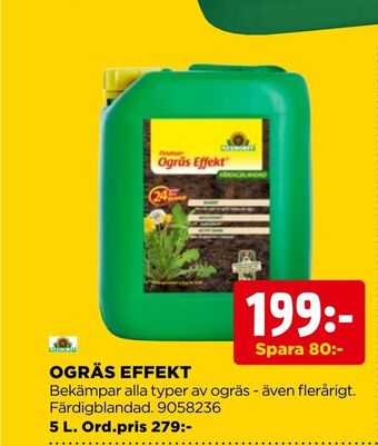 Jem&Fix Ogräs effekt erbjuda
