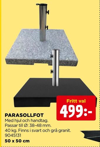 Jem&Fix Parasollfot erbjuda