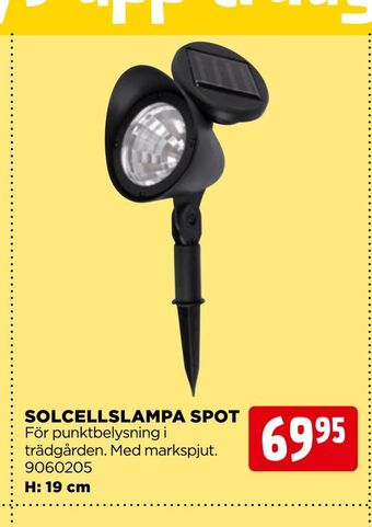 Jem&Fix Solcellslampa spot erbjuda