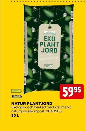 Jem&Fix Natur plantjord erbjuda