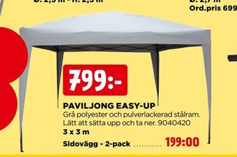 Jem&Fix Paviljong easy-up erbjuda