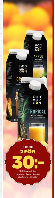 Bonum Matmarknad Juice erbjuda