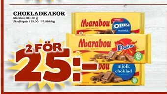 Bonum Matmarknad Chokladkakor erbjuda