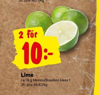 City Gross Lime erbjuda