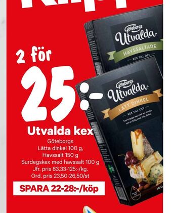 Utvalda kex