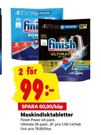 City Gross Maskindisktabletter erbjuda