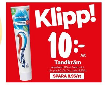 City Gross Tandkräm erbjuda