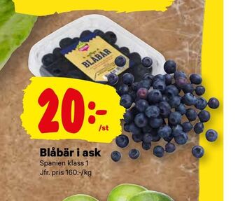 City Gross Blåbär i ask erbjuda