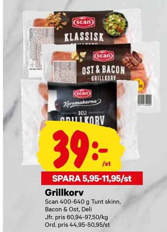 City Gross Grillkorv erbjuda