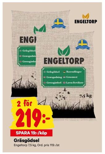 City Gross Gräsgödsel erbjuda