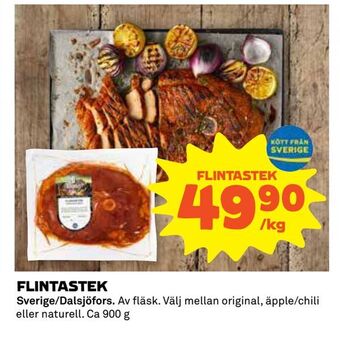 Coop Extra Flintastek erbjuda