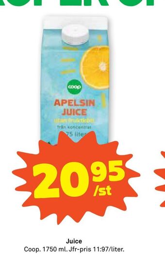 Coop Forum Juice erbjuda