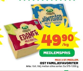 Coop Forum Ost familjefavoriter erbjuda