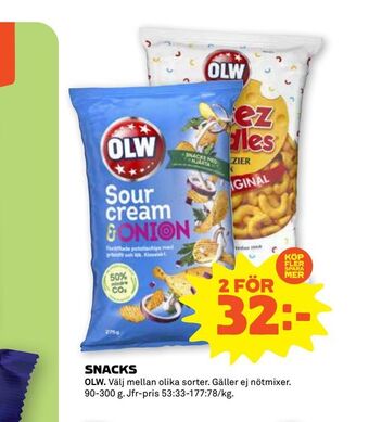 Coop Forum Snacks erbjuda