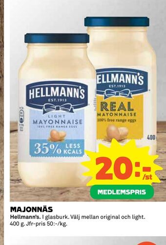 Coop Daglivs Majonnäs erbjuda