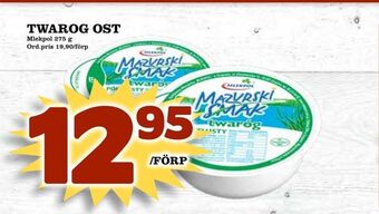 Din Mat Twarog ost erbjuda