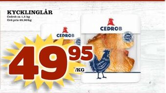 Din Mat Kycklinglår erbjuda