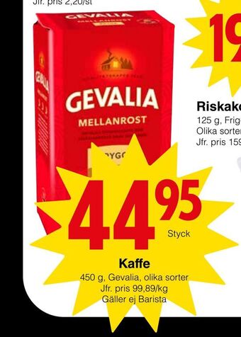 Matöppet Kaffe erbjuda