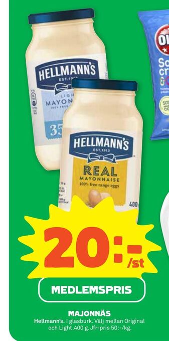 Stora Coop Majonnäs erbjuda