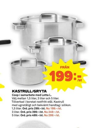 Stora Coop Kastrull/gryta erbjuda