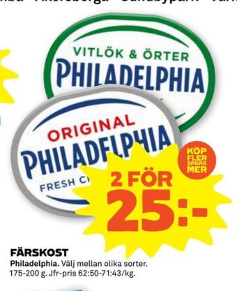 Stora Coop Färskost erbjuda