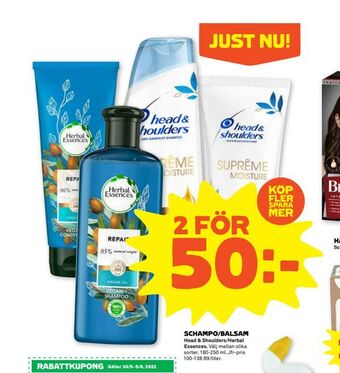 Stora Coop Schampo/balsam erbjuda