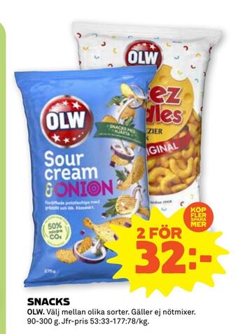 Stora Coop Snacks erbjuda